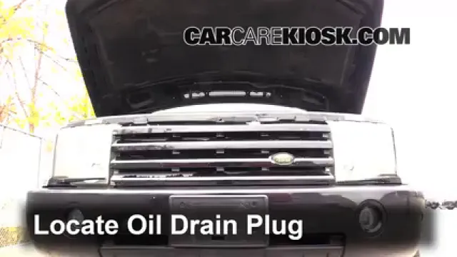 2004 Land Rover Range Rover HSE 4.4L V8 Aceite Cambiar aceite y filtro de aceite